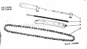 Maintenance Kit Diagram and Parts List for 358356100  Craftsman Chainsaw