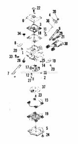 Part Location Diagram of 35117 Tecumseh Housing, Blower