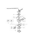 Carburetor Diagram and Parts List for 358360100  Craftsman Chainsaw