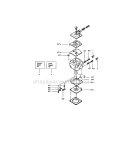 Carburetor Diagram and Parts List for 358360101  Craftsman Chainsaw