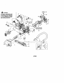 Chain / Bar / Handle / Housing Diagram and Parts List for 358360280  Craftsman Chainsaw