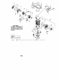 Cylinder / Shield / Crankshaft Diagram and Parts List for 358360380  Craftsman Chainsaw