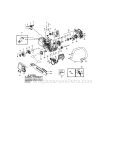 Chain / Bar / Handle / Housing Diagram and Parts List for 358360680  Craftsman Chainsaw
