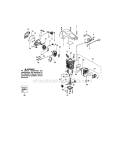 Shield / Cylinder / Crankshaft Diagram and Parts List for 358360690  Craftsman Chainsaw