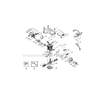 Cylinder / Crankcase / Crankshaft Diagram and Parts List for 358360800  Craftsman Chainsaw