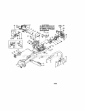 Chassis / Bar / Handle Diagram and Parts List for 358360820  Craftsman Chainsaw
