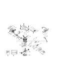 Cylinder / Shield / Carburetor Diagram and Parts List for 358360880  Craftsman Chainsaw