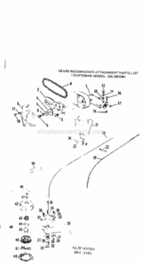 Part Location Diagram of 48024 Craftsman Drum Sprocket