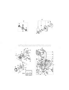 Page B Diagram and Parts List for 358381600  Craftsman Chainsaw
