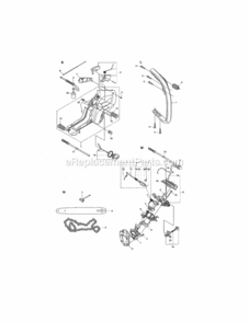 Page C Diagram and Parts List for 358382000  Craftsman Chainsaw