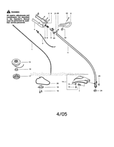 Part Location Diagram of 530095655 Craftsman Throttle Cable
