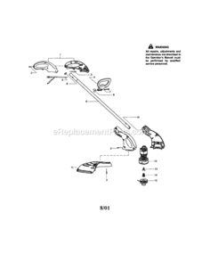 Part Location Diagram of 530403908 Craftsman Harness - Wi