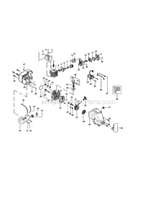 Part Location Diagram of 530071362 Craftsman Muffler