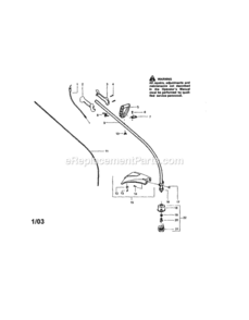 Page A Diagram and Parts List for 358745511  Craftsman Trimmer