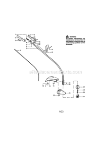 Page A Diagram and Parts List for 358745541  Craftsman Trimmer