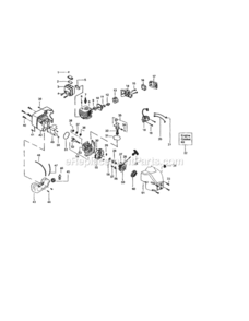 Page B Diagram and Parts List for 358745570  Craftsman Trimmer