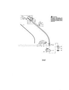Page A Diagram and Parts List for 358745651  Craftsman Trimmer