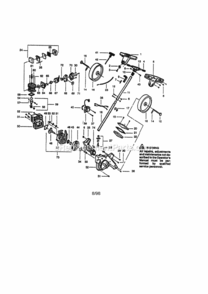 Page A Diagram and Parts List for 35877310  Craftsman Edger