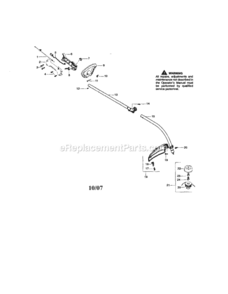 Page A Diagram and Parts List for 358791030  Craftsman Trimmer