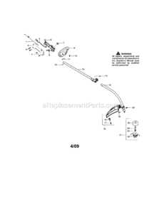 Page A Diagram and Parts List for 358791031  Craftsman Trimmer