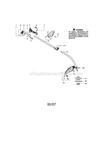 Page A Diagram and Parts List for 358791041  Craftsman Trimmer