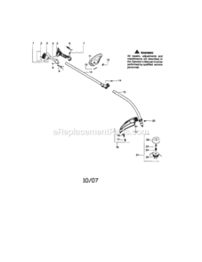 Page A Diagram and Parts List for 358791060  Craftsman Trimmer