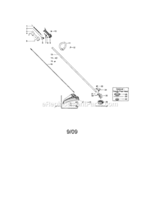 Page C Diagram and Parts List for 358792010  Craftsman Trimmer