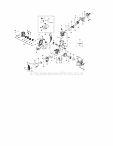 Page D Diagram and Parts List for 358792010  Craftsman Trimmer