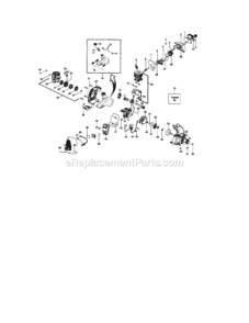 Page B Diagram and Parts List for 358792030  Craftsman Trimmer
