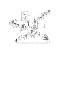 Page B Diagram and Parts List for 358792033  Craftsman Trimmer