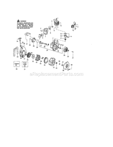 Page B Diagram and Parts List for 358794130  Craftsman Leaf Blower / Vacuum