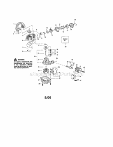 Page A Diagram and Parts List for 358794201  Craftsman Leaf Blower / Vacuum