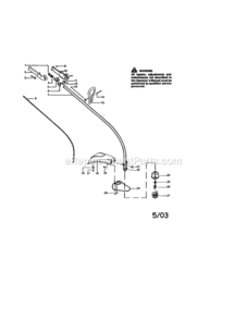 Page A Diagram and Parts List for 358794250  Craftsman Trimmer