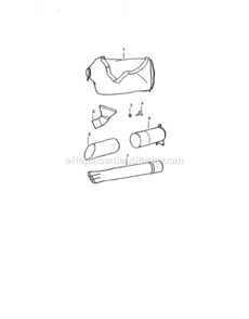 Page C Diagram and Parts List for 358794310  Craftsman Leaf Blower / Vacuum