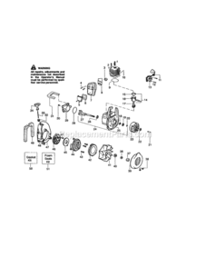 Page B Diagram and Parts List for 358794311  Craftsman Leaf Blower / Vacuum