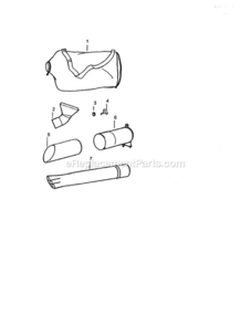 Page C Diagram and Parts List for 358794340  Craftsman Leaf Blower / Vacuum