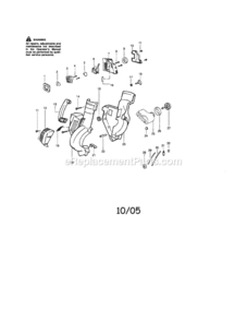 Page A Diagram and Parts List for 358794342  Craftsman Leaf Blower / Vacuum