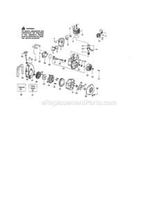 Page B Diagram and Parts List for 358794342  Craftsman Leaf Blower / Vacuum