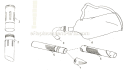 Vac BagTubes Diagram and Parts List for 358794600  Craftsman Leaf Blower / Vacuum