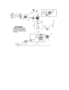 Page B Diagram and Parts List for 358794700  Craftsman Leaf Blower / Vacuum