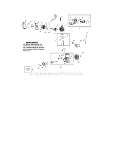 Page B Diagram and Parts List for 358794730  Craftsman Leaf Blower / Vacuum
