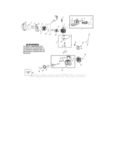 Page B Diagram and Parts List for 358794731  Craftsman Leaf Blower / Vacuum