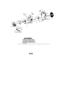 Page A Diagram and Parts List for 358794733  Craftsman Leaf Blower / Vacuum