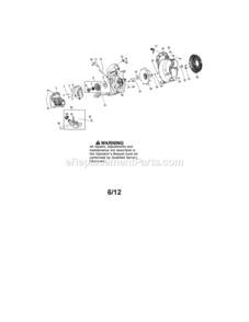 Page A Diagram and Parts List for 358794751  Craftsman Leaf Blower / Vacuum