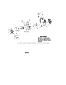 Page A Diagram and Parts List for 358794763  Craftsman Leaf Blower / Vacuum