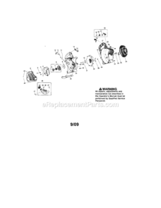 Page A Diagram and Parts List for 358794764  Craftsman Leaf Blower / Vacuum