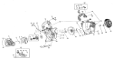 Handle Impeller And Scroll Diagram and Parts List for 358794774  Craftsman Leaf Blower / Vacuum