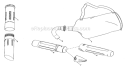 Vacuum Tubes And Bag Diagram and Parts List for 358794774  Craftsman Leaf Blower / Vacuum