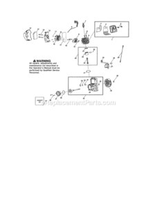 Page B Diagram and Parts List for 358794775  Craftsman Leaf Blower / Vacuum