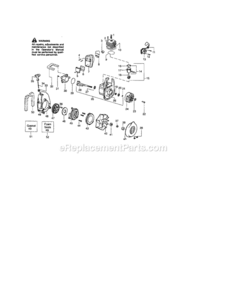 Page B Diagram and Parts List for 358794940  Craftsman Leaf Blower / Vacuum